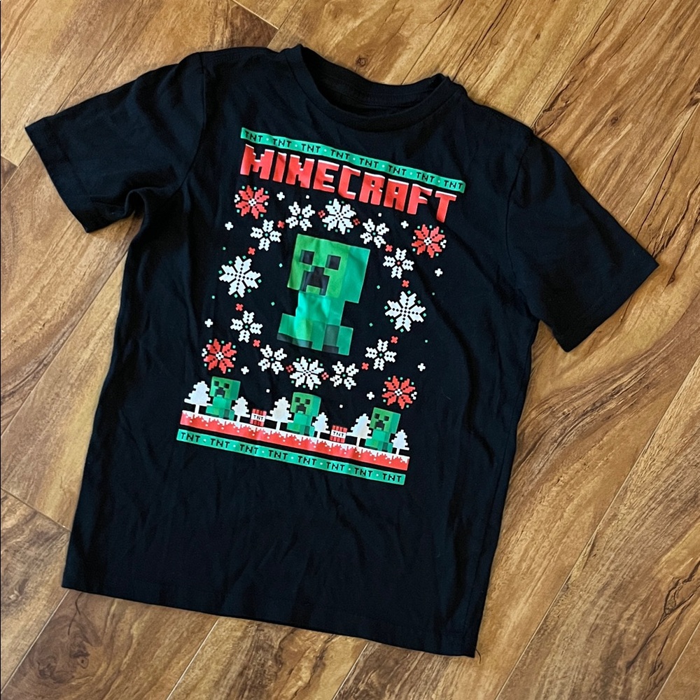 🎄Kids Minecraft Holiday T-Shirt